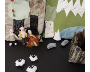 Histoires contées avec le tapis tactile