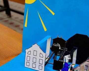 Le paysage minier en pop-up