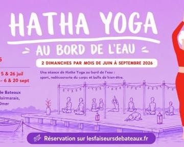 Hatha Yoga zu bord de l'eau