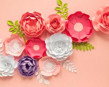 Atelier créatif - Fleurs de papier