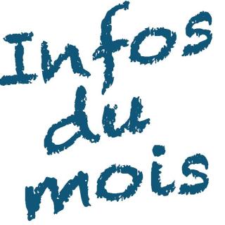 Infos du mois