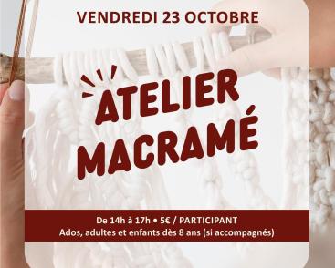 Atelier macramé