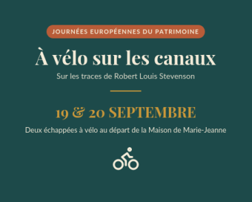 À vélo sur les canaux : sur les traces de Robert Louis Stevenson