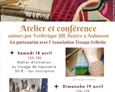 Atelier & Conférence : Quand Jacquard rencontre aubusson 