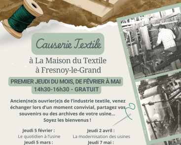  Causerie Textile : le rôle des femmes dans l'industrie textile